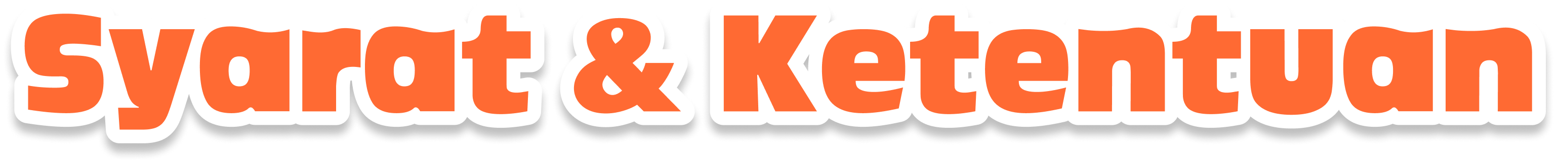 Syarat & Ketentuan